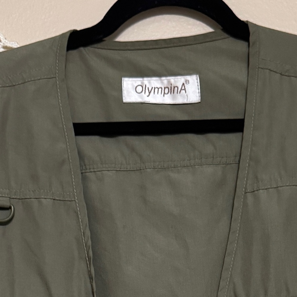 OlympinA Olive Green Utility Vest